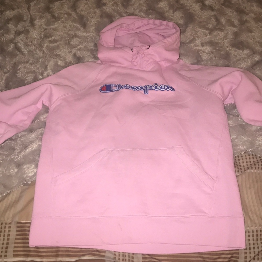 Pink champion hoodie